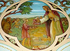 Mural - Jesus Feeds the Thousands